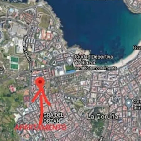 Sky Blue Cerca Playa Riazor 拉科鲁尼亚