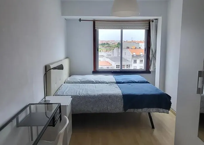 Apartman Sky Blue Cerca Playa Riazor *