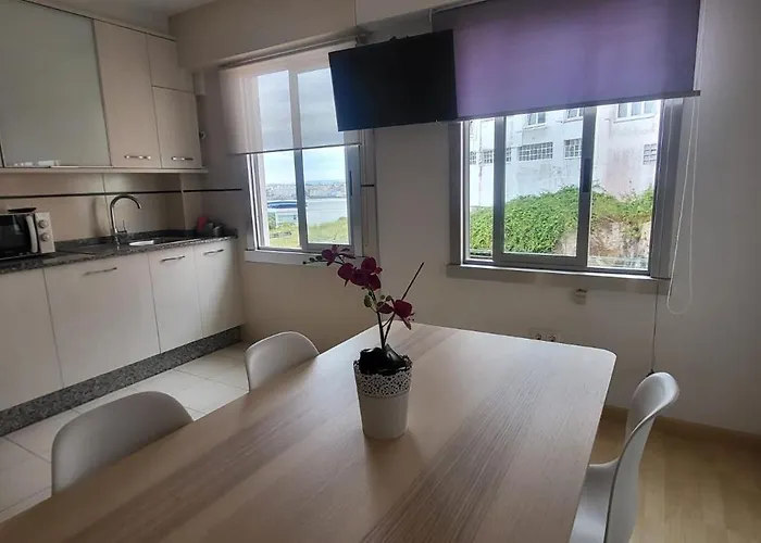 Apartman Sky Blue Cerca Playa Riazor *